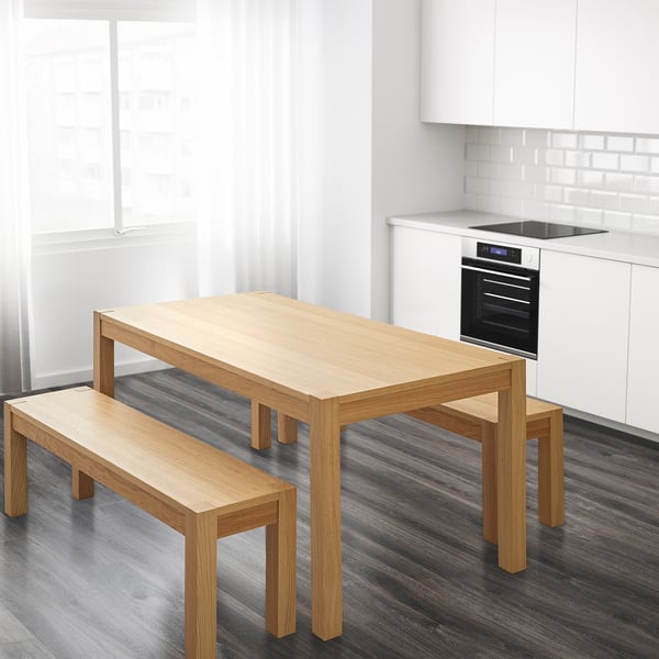 Daglysa ダーグリーサ ベンチ オーク材突き板 Ikea