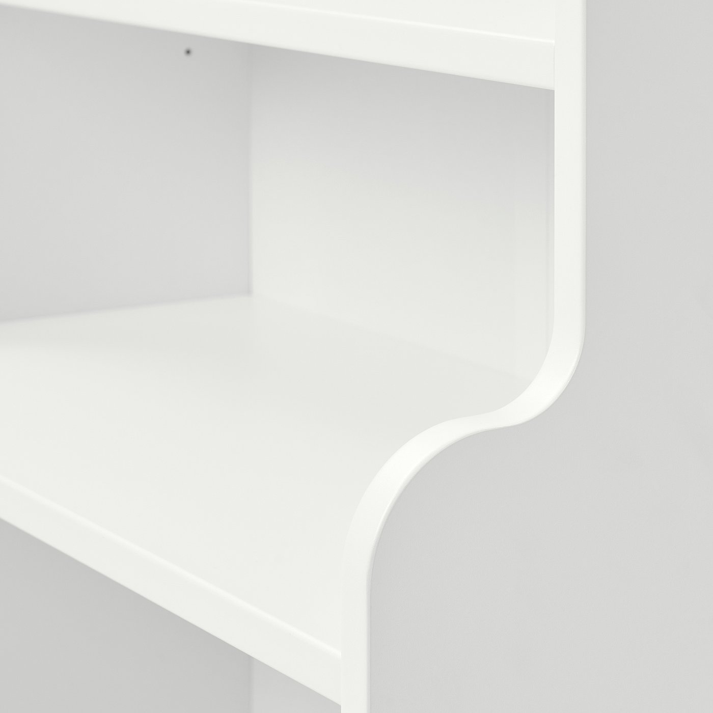 DALRIPA ダールリパ 子ども用本棚 扉付き, ホワイト/ブルー