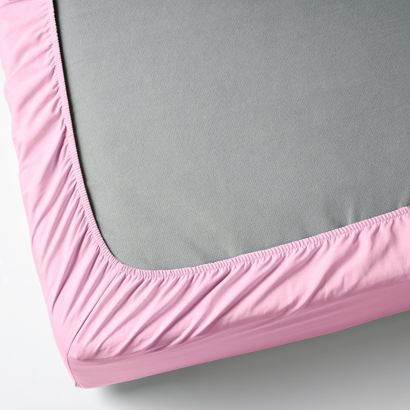 DVALA ドヴァーラ ボックスシーツ, ピンク, 90x200 cm - IKEA