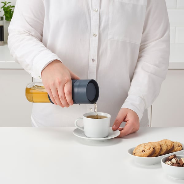 Efterstrava エフテルストレーヴァ 携帯用マグ クリアガラス シリコン Ikea