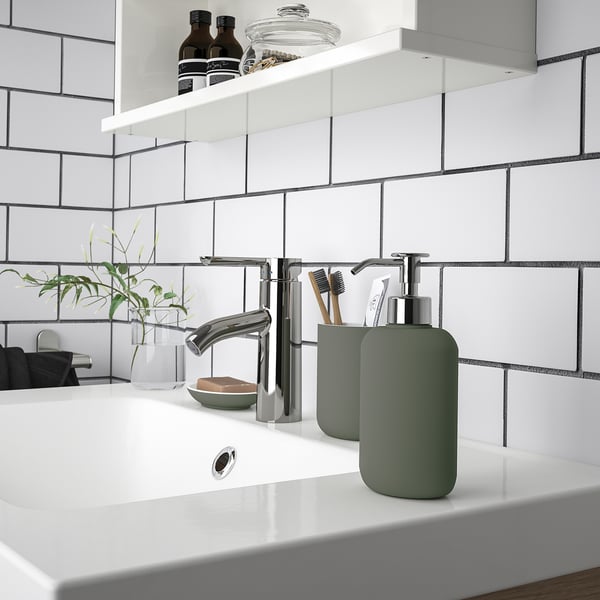 EKOLN エーコルン ソープディッシュ, グレーグリーン IKEA