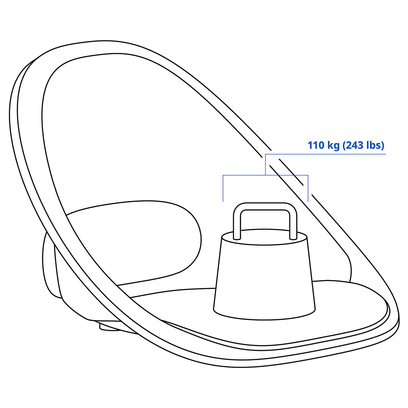 ELDBERGET エルドベルゲット シートシェル, ダークグレー - IKEA