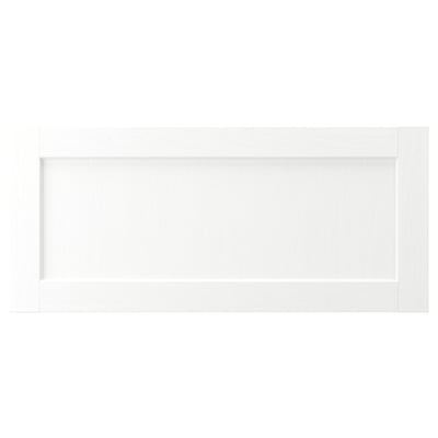 ENKÖPING エンコーピング 引き出し前部, ホワイト 木目調, 90x40 cm