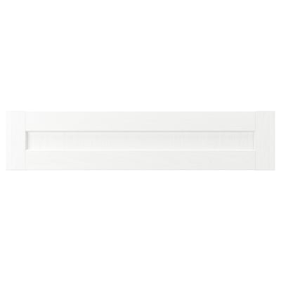 ENKÖPING エンコーピング 引き出し前部, ホワイト 木目調, 90x20 cm