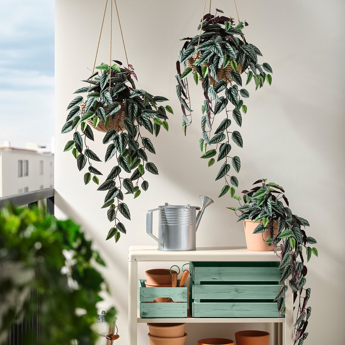 FEJKA フェイカ 人工観葉植物, 室内/屋外用 シッサス/つり下げ型, 15