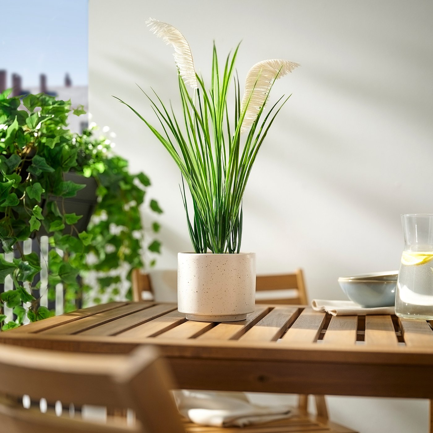 FEJKA フェイカ 人工観葉植物, 室内/屋外用/グラス, 12 cm - IKEA