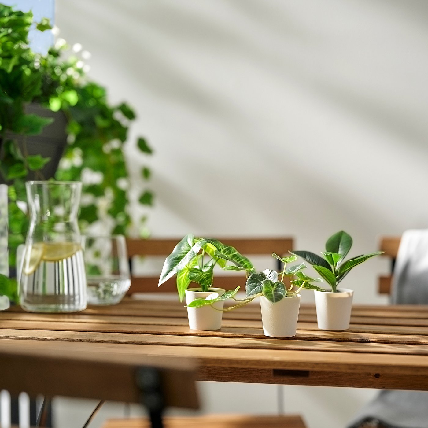 FEJKA フェイカ 人工観葉植物3点セット, 室内/屋外用 リーフ - IKEA
