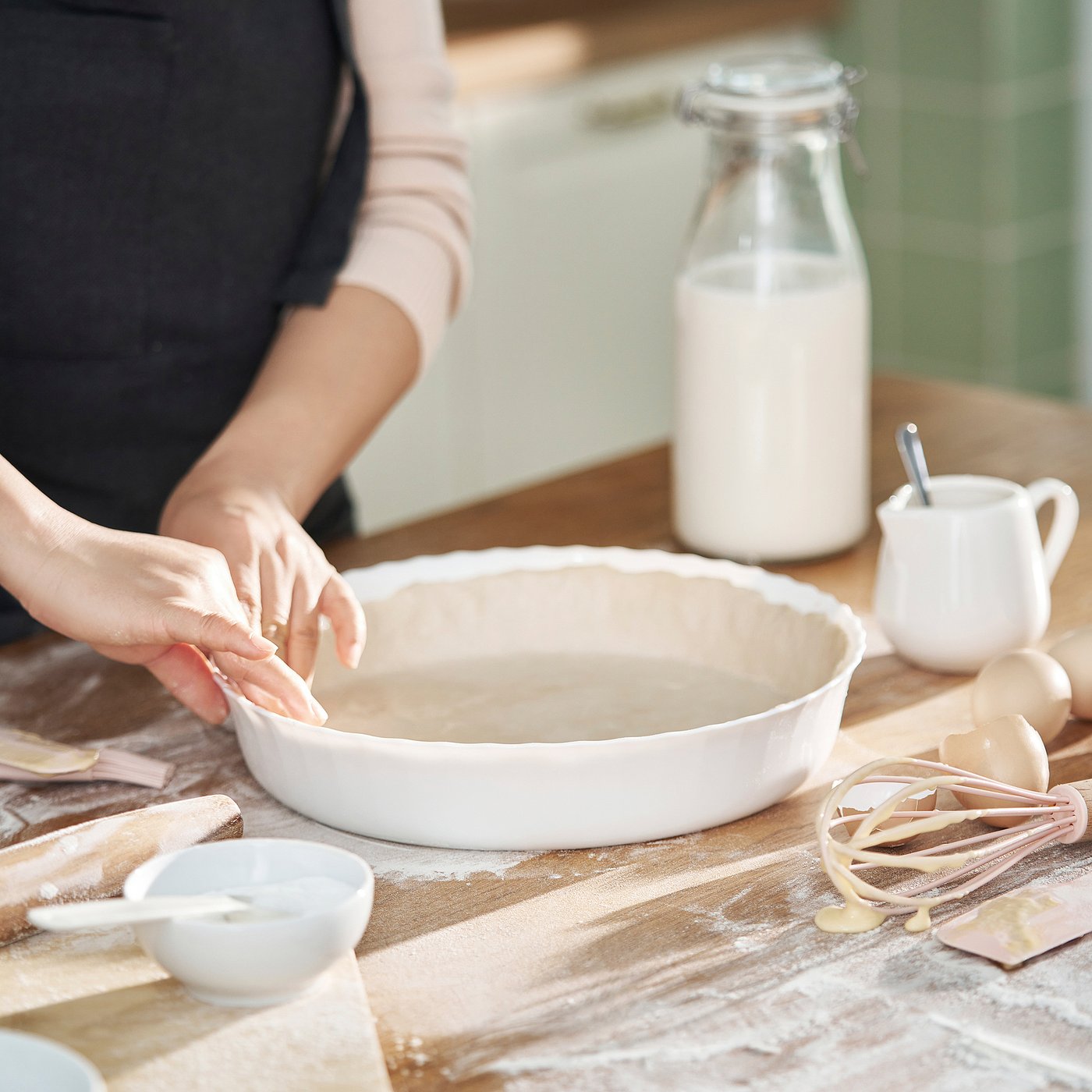 FISKTÄRNA フィスクテルナ オーブン皿, ホワイト, 26 cm - IKEA