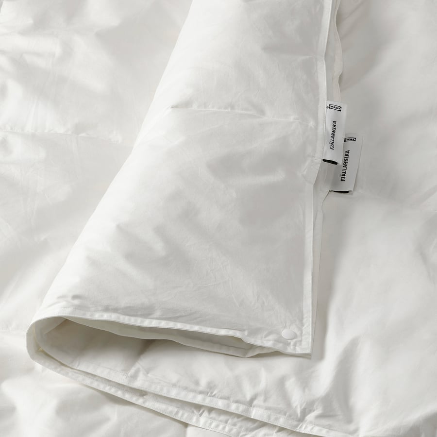 FJÄLLARNIKA フィエラルニカ 掛け布団 オールシーズン（2枚合わせ) フェザー, 200x200 cm IKEA