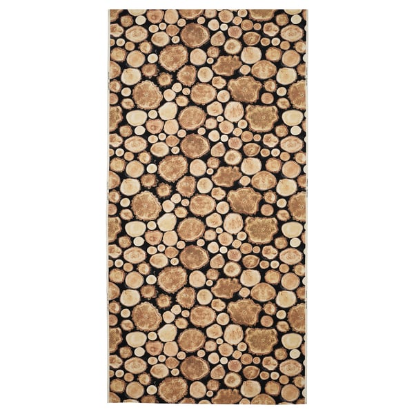 FJÄLLTÄTÖRT フィエルテートオルト カットクロス, ブラウン, 150x300 cm