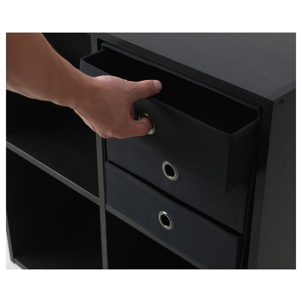 Flarra フラッラ ミニチェスト 引き出し 3 ブラック 33x38 Cm Ikea