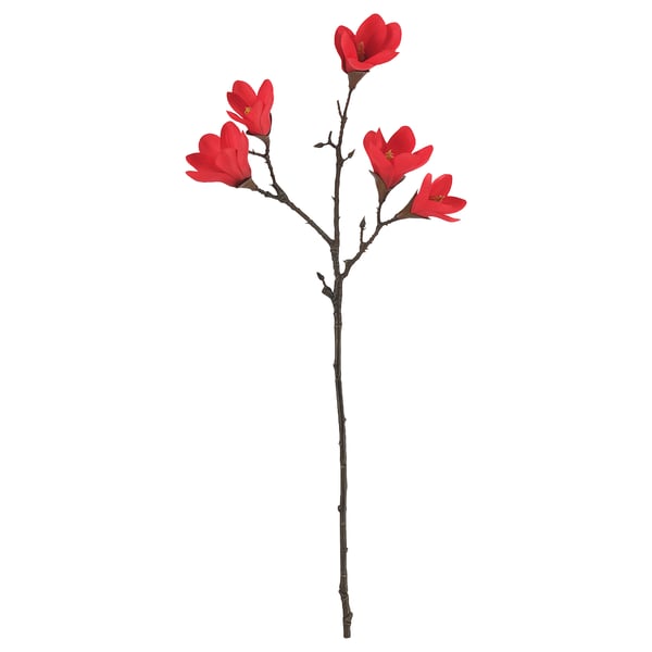 FÖSSTA フォスッタ 造花, モクレン/レッド, 50 cm