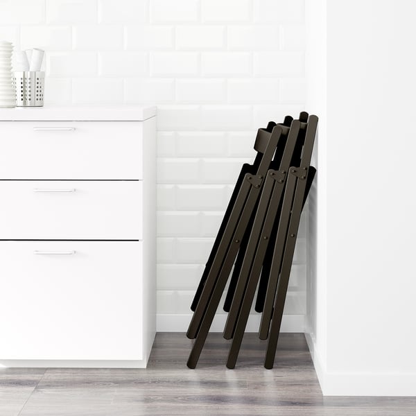 FRÖSVI フロースヴィ 折りたたみチェア, ブラック - IKEA