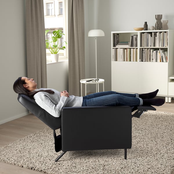 Gistad ジースタード リクライニングチェア ボームスタード ブラック Ikea