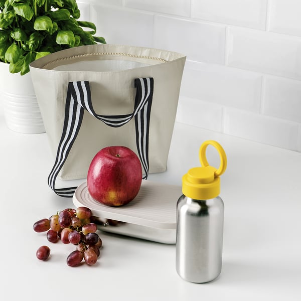 GÖRSNYGG ヨールスニグ キャリーバッグ, ライトベージュ, 22x22x15 cm/7 l