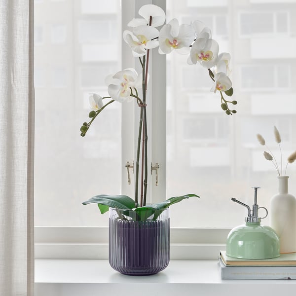 GRADVIS グラードヴィス 鉢カバー, 室内/屋外用 グレー, 12 cm