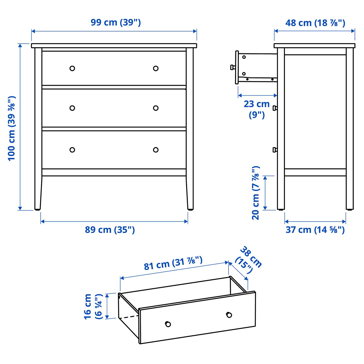 ぺんちゃん　IKEA 3段　チェスト RAST ラスト チェスト（引き出し×3）, パイン材, 62x70 cm - IKEA