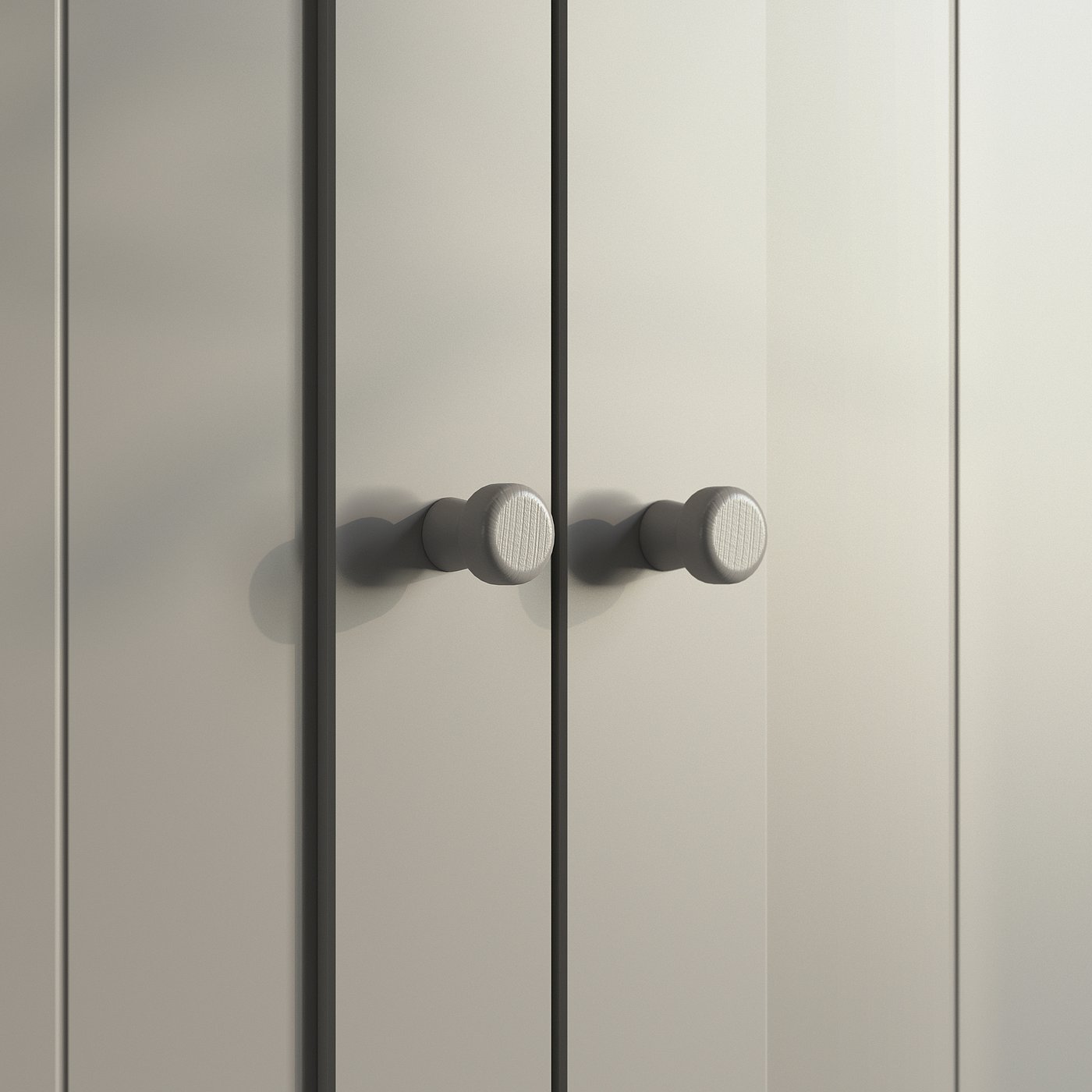 IKEA HÄGGEBY ヘッゲビー 60×60cm 扉 4点 GULLABERG グラベリ 扉, グレー, 50x195 cm - IKEA