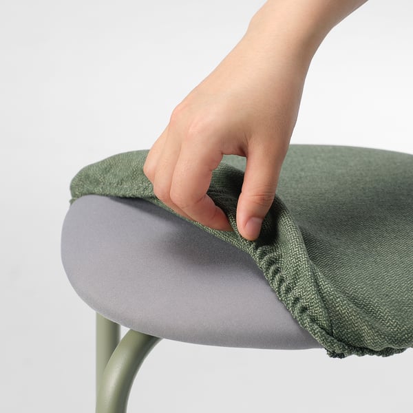 GULTARP グルタルプ スツール, グリーン/ティッブレビ グリーン