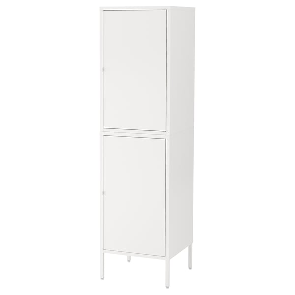 Hallan ヘッラン 収納コンビネーション 扉付 ホワイト Ikea