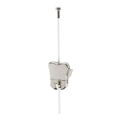 HAGHED ハーグヘード コード ストッパー＆調節可能フック付き, プラスチック, メタル