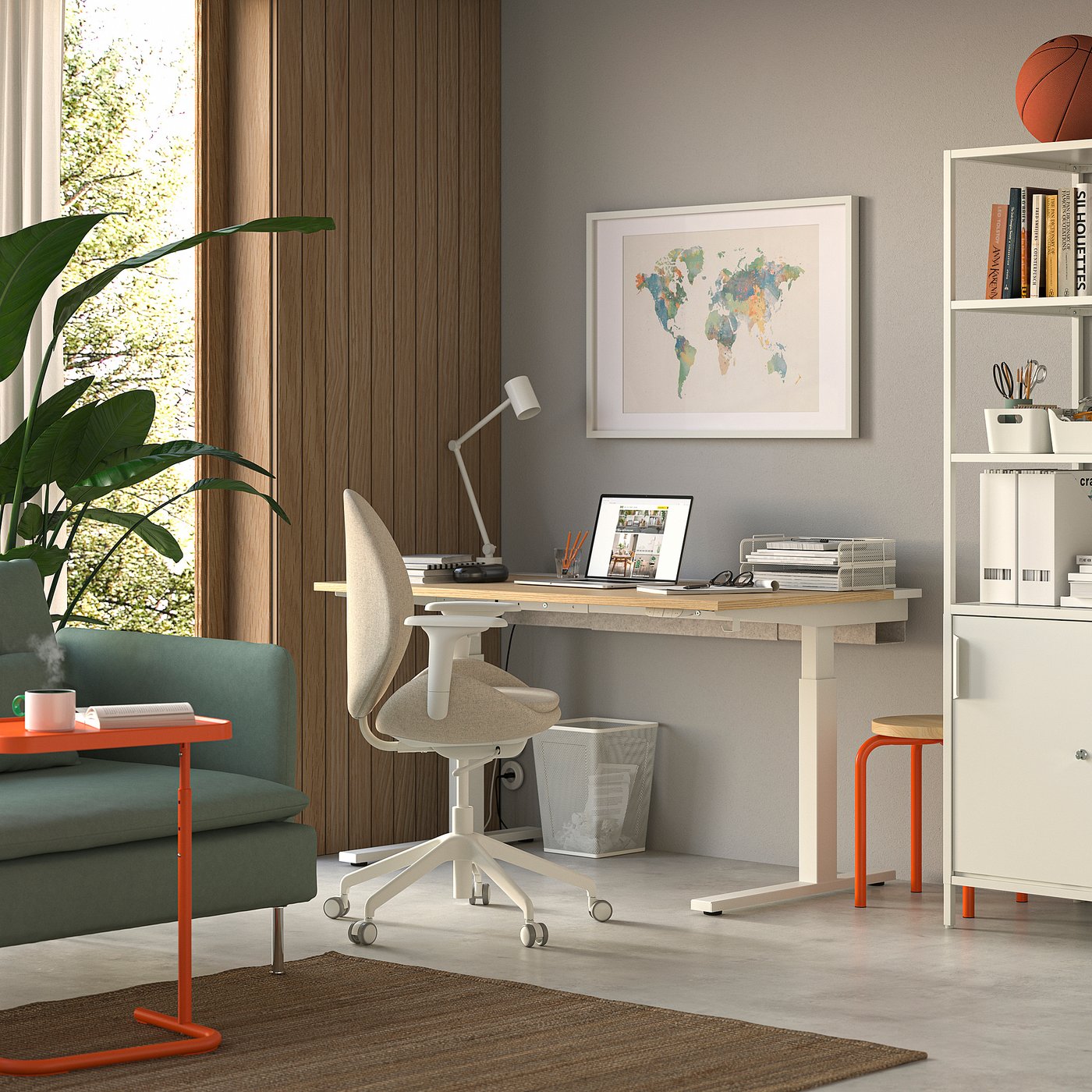 IKEA HATTEFJÄLL ハッテフィェル オフィスチェア アームレスト付き