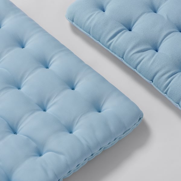 HEDBJÖRNBÄR ヘードビヨンベル チェアパッド, ライトブルー, 36x36x4 cm