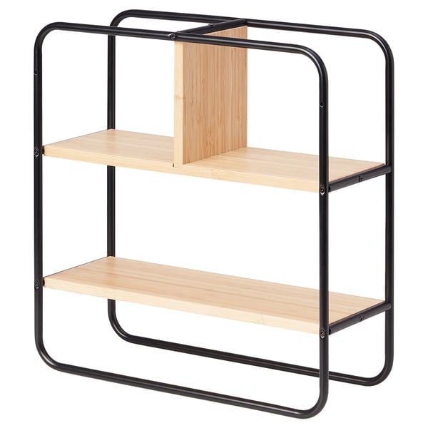 Hedekas ヘーデカス ディスプレイシェルフ 正方形 竹 Ikea