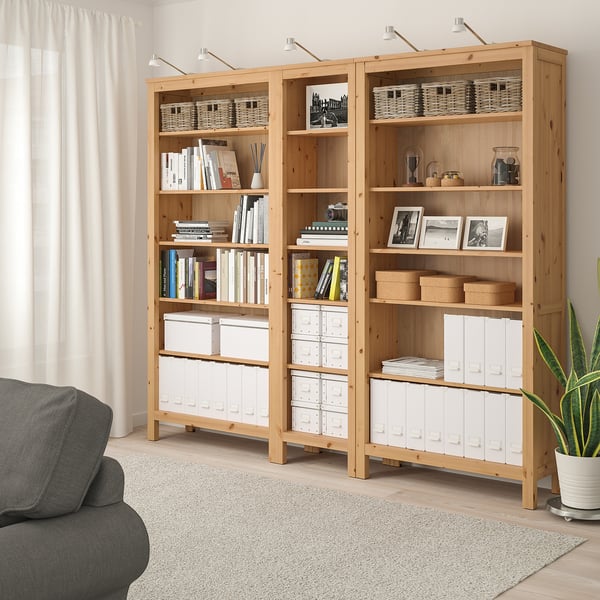 Hemnes ヘムネス 本棚 ライトブラウン 229x198 Cm Ikea Hemnes ヘムネス 本棚 ライトブラウン 229x198 Cm Ikea