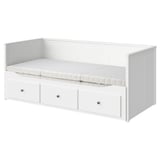 HEMNES ヘムネス デイベッド 引き出し3/マットレス2付き, ホワイト 
