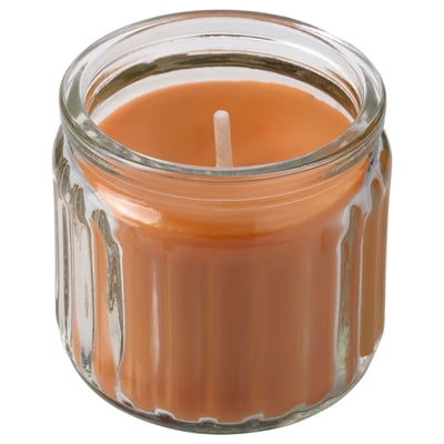 HÖKGÖK ホークジョーク アロマキャンドル グラス入り, クレメンタイン＆クローブ オレンジ, 12 時間