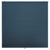 HOPPVALS ホップヴァルス 遮光・断熱ブラインド（わずかに透光）, ブルー, 120x155 cm