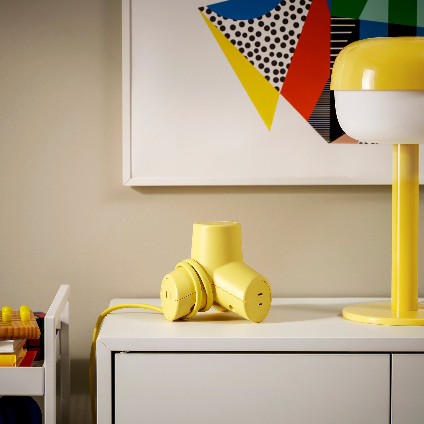 HORNFELS ホルンフェルス 延長コード, イエロー, 1.8 m - IKEA