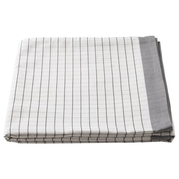 Ikea 365 テーブルクロス ホワイト グレー 145x145 Cm Ikea