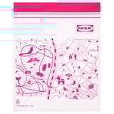 ISTAD イースタード フリーザーバッグ, ピンク, 1 l