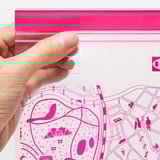 ISTAD イースタード フリーザーバッグ, ピンク, 1 l