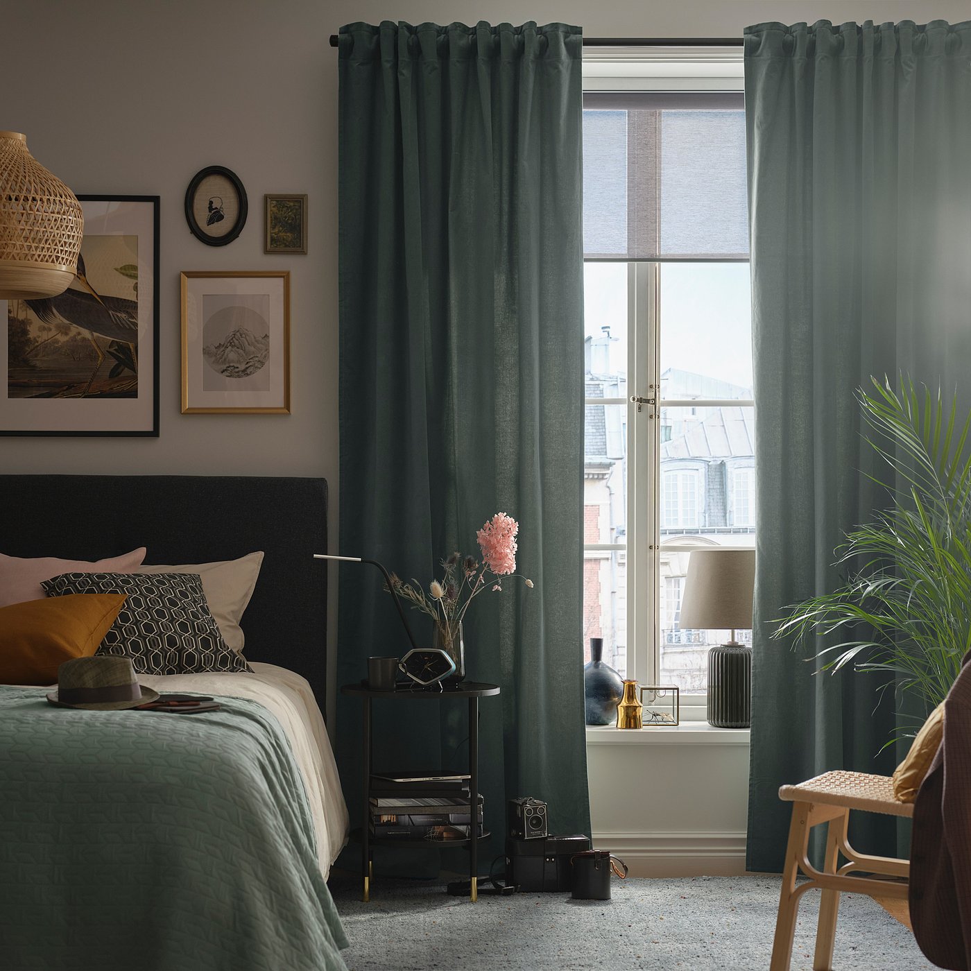 FYRTUR フィルトゥール遮光ローラーブラインド, スマート ワイヤレス