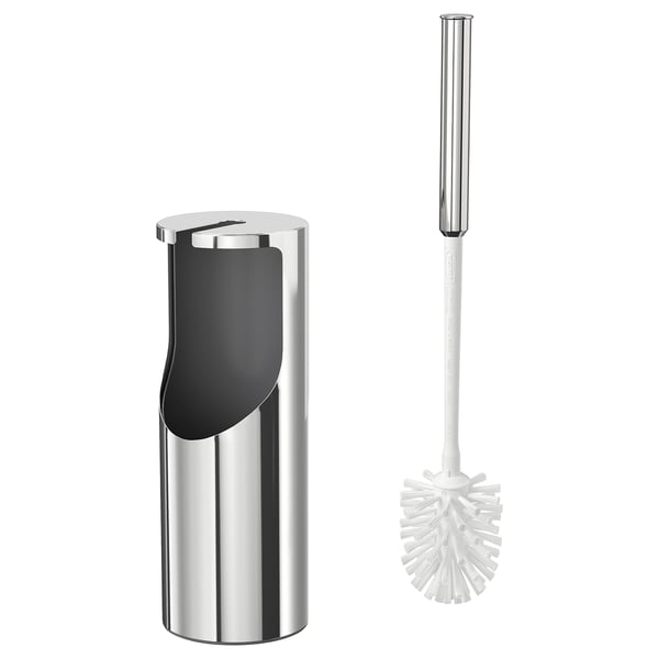 Kalkgrund カルクグルンド トイレブラシ ホルダー クロムメッキ Ikea