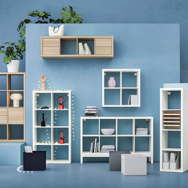 Kallax カラックス シェルフユニット ホワイト 77x77 Cm Ikea Kallax カラックス シェルフユニット ホワイト 77x77 Cm Ikea