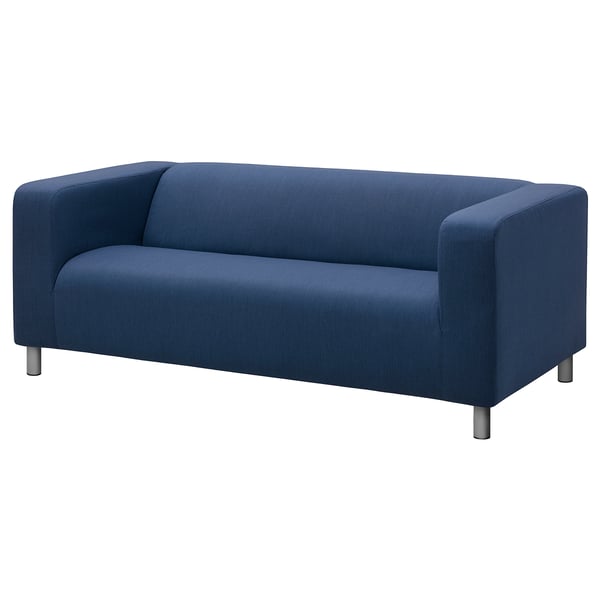 KLIPPAN クリッパン カバー 2人掛けソファ用, ヴィースレ ブルー - IKEA