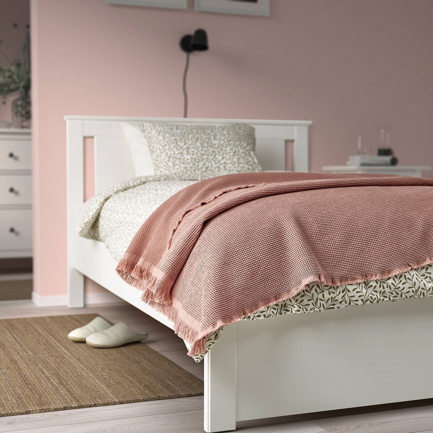 IKEA ブランケット×15 KLOTSTARR クロートスタッル ブランケット, ペールピンク