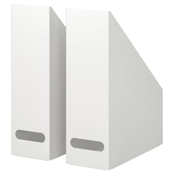Kvissle クヴィッスレ マガジンファイル2個セット ホワイト Ikea Kvissle クヴィッスレ マガジンファイル2個セット ホワイト Ikea