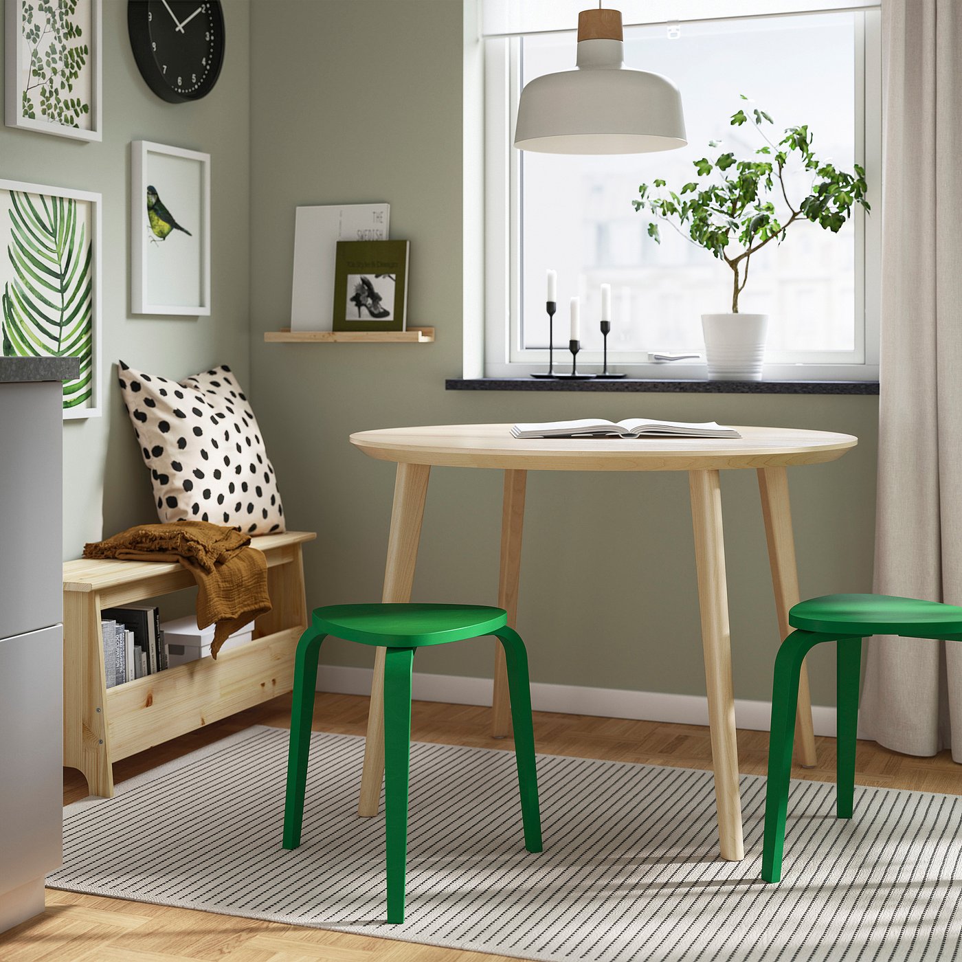 KYRRE シルレ スツール, グリーン - IKEA