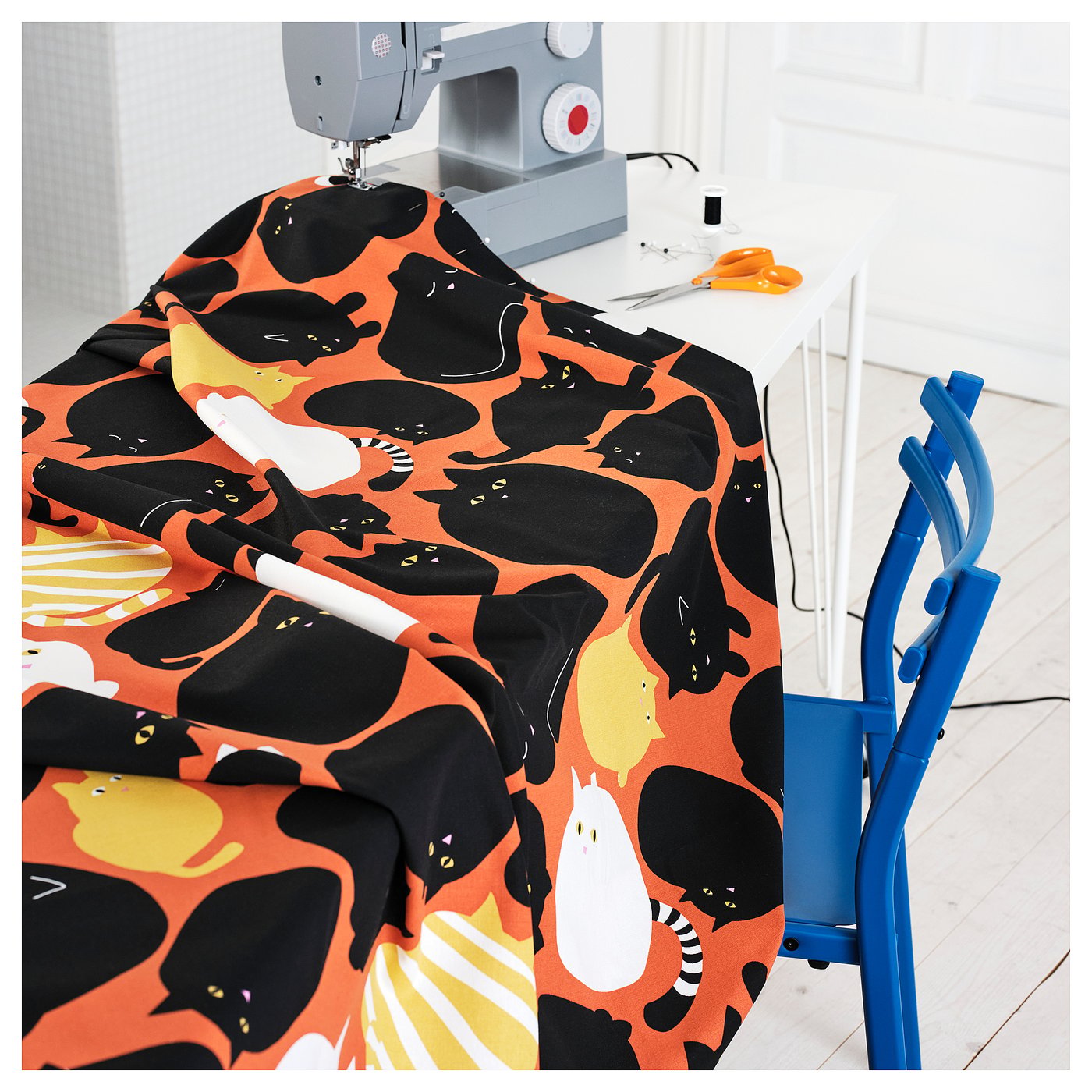LÄKEMALVA レケマルヴァ カットクロス, オレンジ, 150x300 cm - IKEA