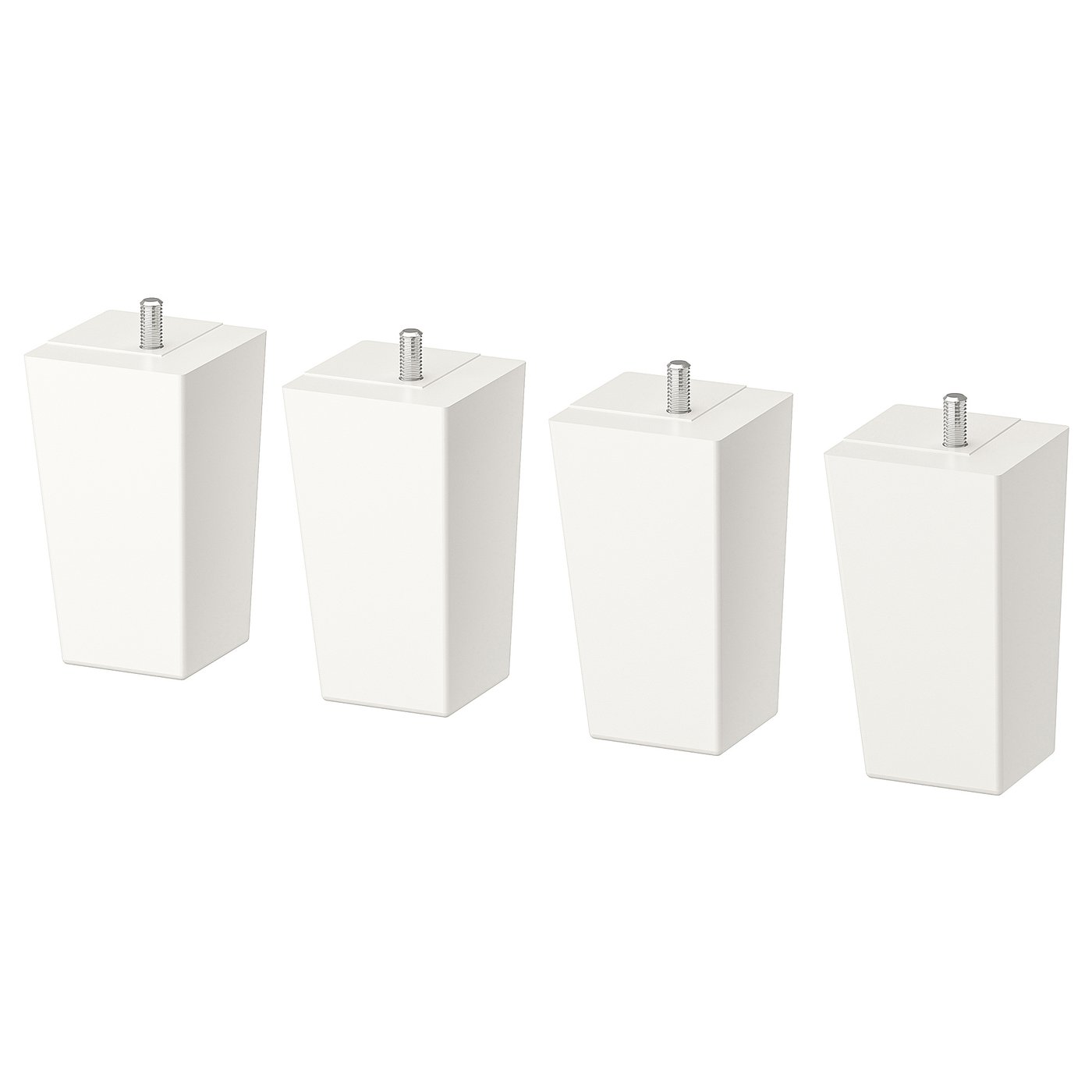 LÄTTHET レットヘート 脚, ホワイト, 木製, 11 cm - IKEA