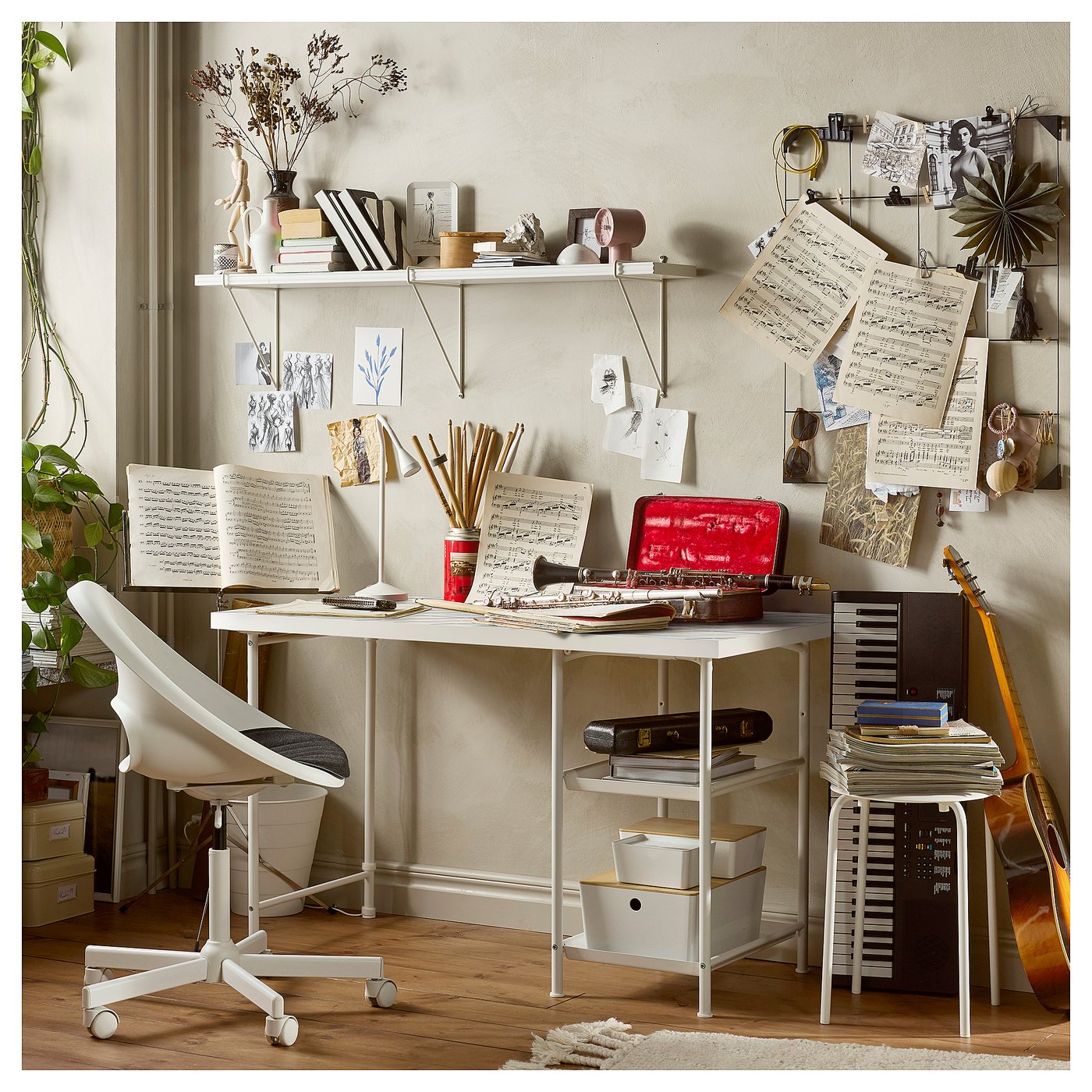 【最終値下げ】廃盤カラー IKEA デスク　ラグカプテン　120×60 LAGKAPTEN ラグカプテン / ADILS オディリス デスク, ホワイト