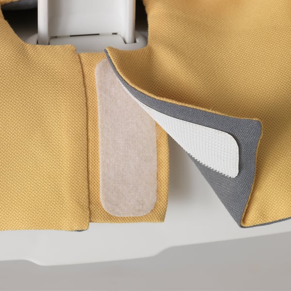Langur ラングール クッション入りシートカバー ハイチェア用 イエロー Ikea