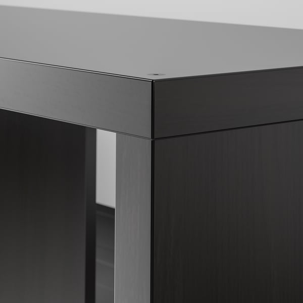 LAPPLAND ラップランド テレビ収納ユニット, ブラックブラウン  