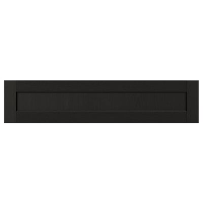 LERHYTTAN レルヒッタン 引き出し前部, ブラックステイン, 90x20 cm