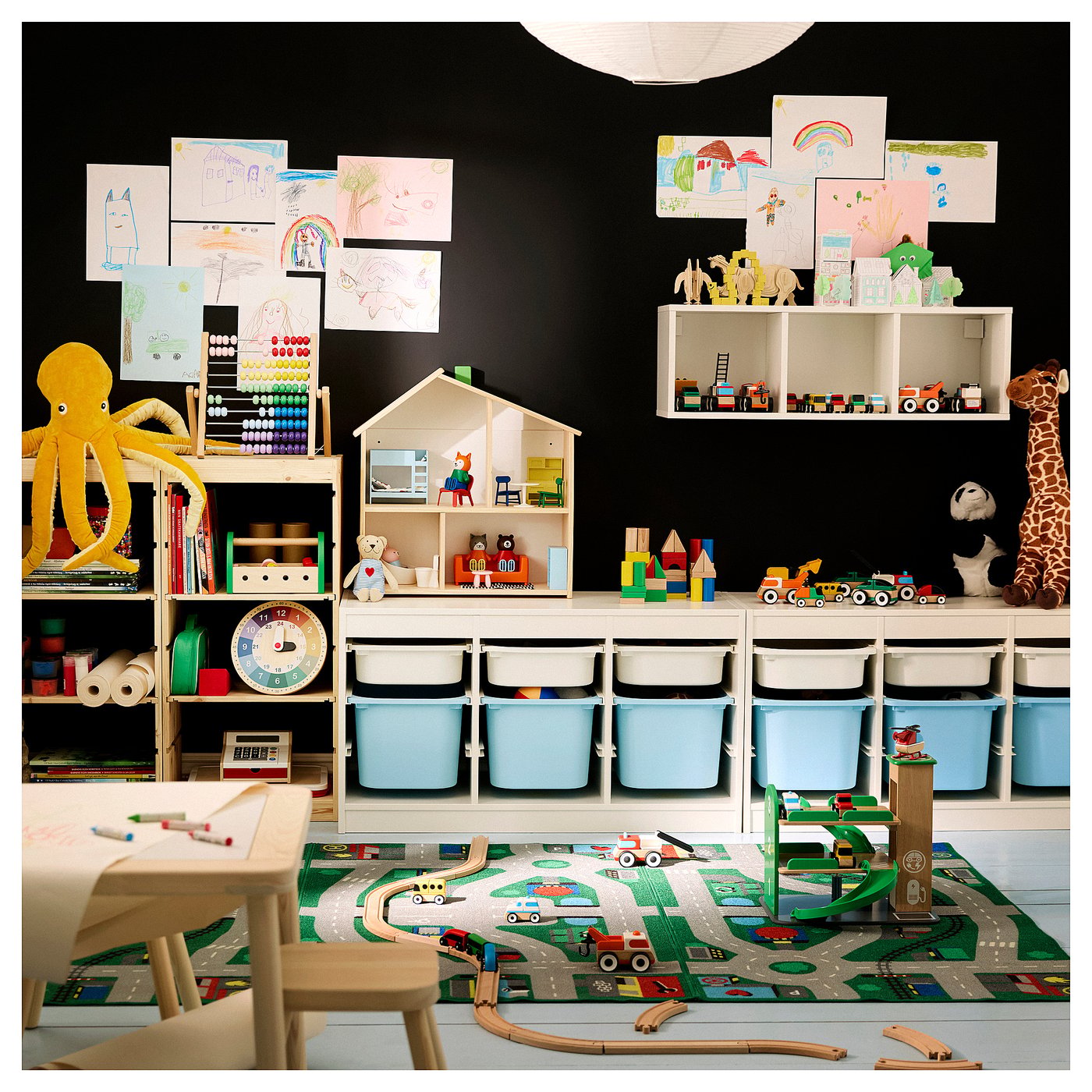 LILLABO リラブー ラグ, グリーン, 75x133 cm - IKEA